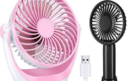 Ultimate Portable Fan Power Pack: USB Desk & Handheld Fans!