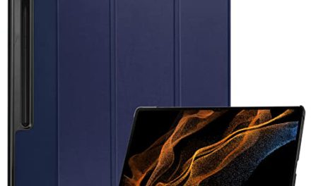 Ultimate Protection: Galaxy Tab S8 Ultra Case – Lightweight, Auto Wake/Sleep, Navy Blue