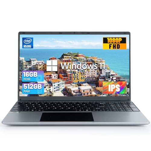 High-Performance Maypug Laptop: Windows 11, 16GB RAM, 512GB ROM, Quad-Core Processors