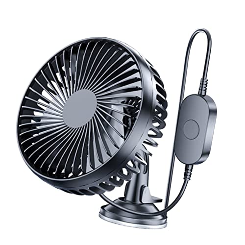 Powerful USB Car Fan – Adjustable, Sturdy, and Long Cable!