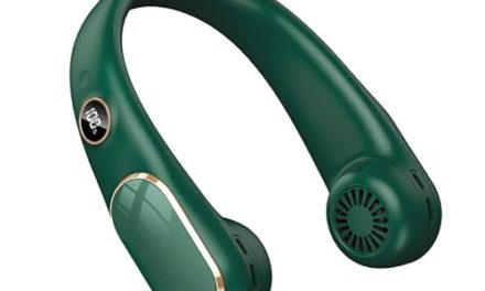 Portable Neck Fan: Whisper-Quiet, Powerful Cooling
