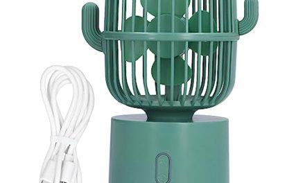 Sowinkel’s Enchanting USB Fan: Adorable Cartoon Style, Silent & Portable – Ideal for Office & Desktop!