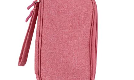 Storage Bag with Hard Drive, Cable, Earphone Holder – Travel Essential