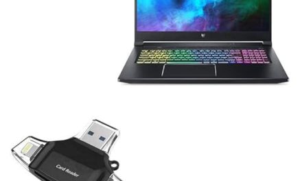 Enhance Acer Predator Helios 300 with BoxWave Smart Gadget – AllReader SD Card Reader: Boost Your Tech!