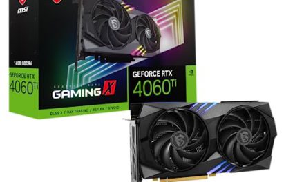 Powerful Gaming Graphics Card: MSI GeForce RTX 4060 Ti with Ada Lovelace Architecture
