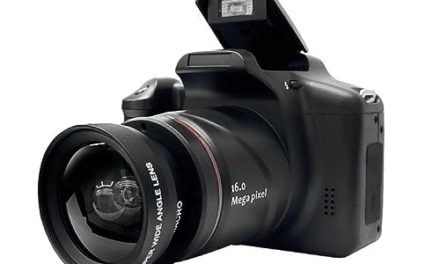 Capture the World: 16MP Digital Camera with LCD Screen, Wide-Angle Lens, 16X Zoom & Time-Lapse