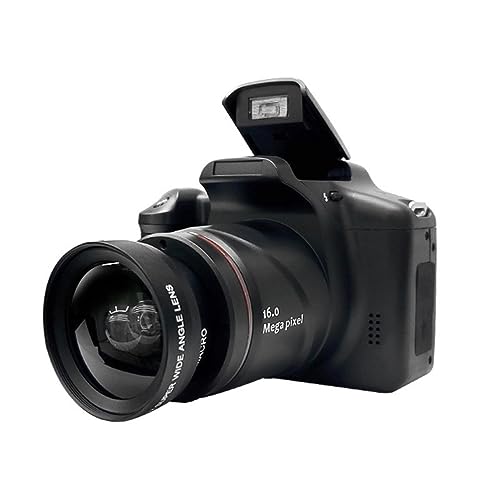 Capture the World: 16MP Digital Camera with LCD Screen, Wide-Angle Lens, 16X Zoom & Time-Lapse