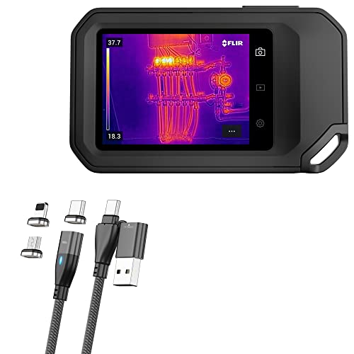 Powerful Charging Cable for FLIR C5: BoxWave MagnetoSnap PD