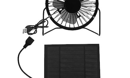Powerful Solar Fan: Amosfun Shed Exhaust – Charge, Cool, and Adjust!