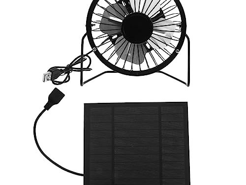 Powerful Solar Fan: Amosfun Shed Exhaust – Charge, Cool, and Adjust!