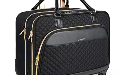 Stylish 17.3″ Women’s Rolling Laptop Bag