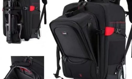 Waterproof DSLR Carry-on Case with Trolley