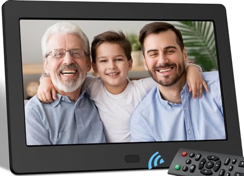 Easy-to-use 7″ HD Digital Frame: Remote, Slideshow, Video, Music