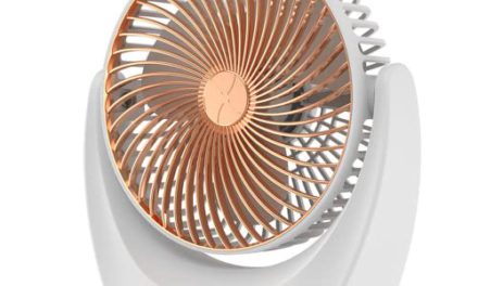 Powerful USB Rechargeable Desktop Fan: Silent & Adjustable