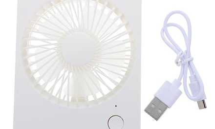 Silent, Foldable Desktop Fan – Stay Cool Anywhere!