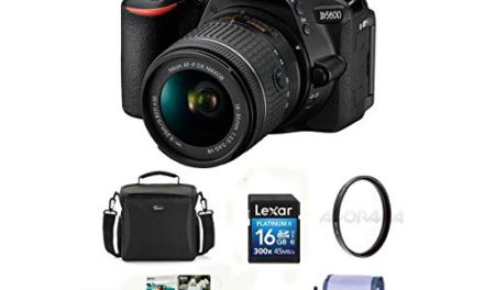 Capture Life’s Moments: Nikon D5600 DSLR Camera Bundle