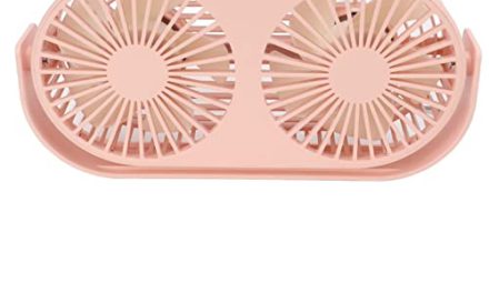 Portable Dual Head Cooling Fan with Fast Heat Dissipation – Ideal for Home, Bedroom, and Office