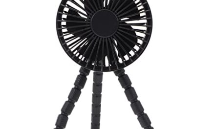 Cooling Fan for Stroller, Desk & Exercise Bike – Rechargeable & Portable