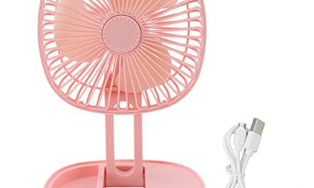 Portable USB Desktop Fan – Low-Noise, Aromatic, Folding – Perfect for Home, Office, and Travel