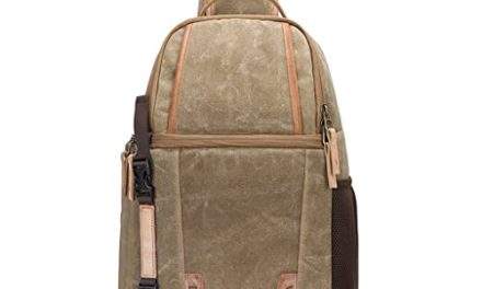 Retro Batik Waterproof Canvas Camera Sling Bag – Capture in Style!