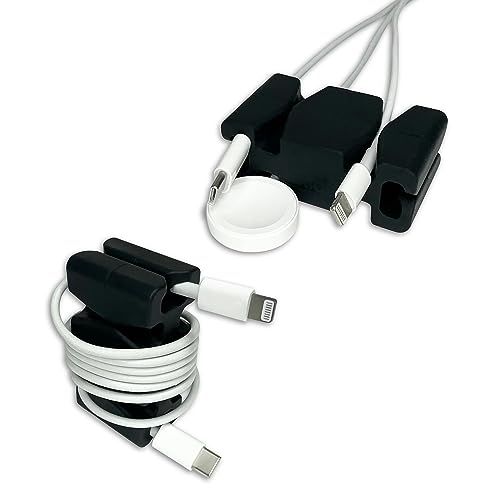 Organize Cords with CORDBRICK – Perfect for Nightstand, Desk, and Travel