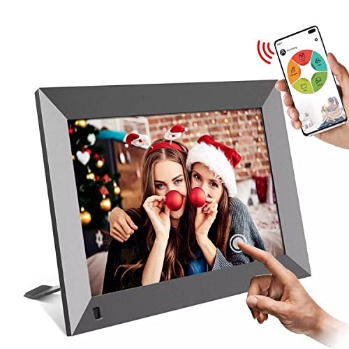Share Photos Anywhere: Digital Photo Frame with WiFi, 10.1″ Display, Instant App & Cloud Sharing