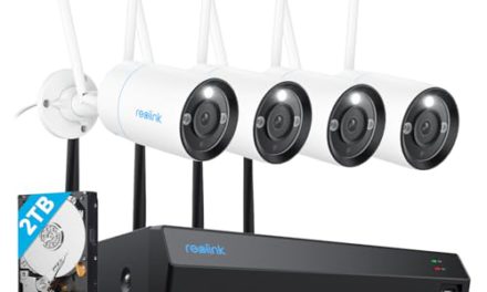 Capture Every Detail: 4K Wireless Security System with Night Vision & Motion Detection
