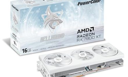 Unleash the PowerColor Hellhound Spectral White RX 7800 XT!
