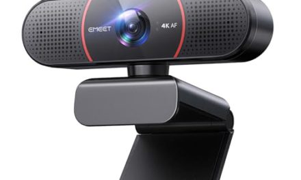 Ultimate 4K Webcam: Crystal Clear, AI-Enhanced, & Privacy-Protected
