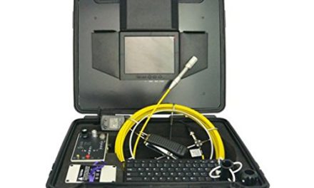 Inspect Chimney Pipeline with 8″ LCD Camera