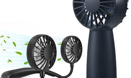 RJVW Portable Neck Fan: Stay Cool Anywhere, Anytime