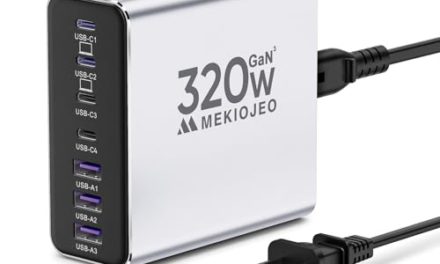 Powerful 7-Port USB C Charger: Lightning-Fast Charging for MacBook Pro/Air