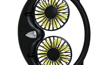 Powerful, Silent & Reliable: Chargeable Dual Blade Fan