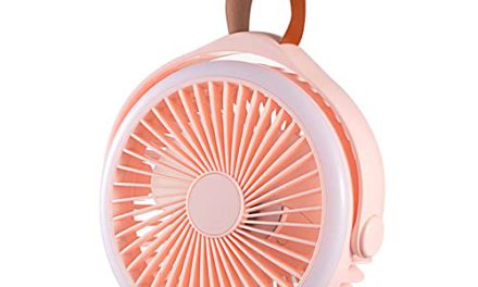 Powerful Rechargeable Camping Fan with LED – Stay Cool Anywhere