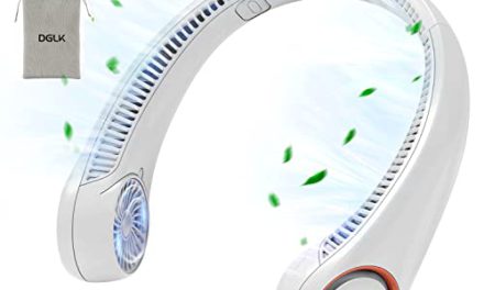 360° Cool: Bladeless Neck Fan for Ultimate Comfort