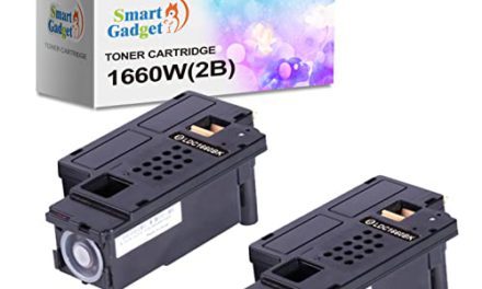 Boost Print Quality: Dell 1660W Toner Cartridge – 2-Pack, Black