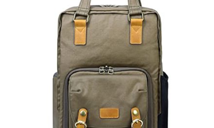 Stylish Waterproof DSLR Backpack for Retro Photography