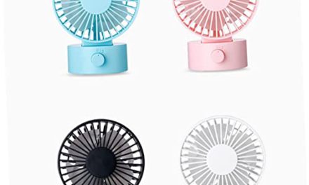 Silent USB Desk Fan: Whisper-Quiet Cooling