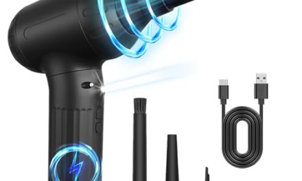 Powerful Electric Air Duster: Ultimate Cleaning for Office & Computers