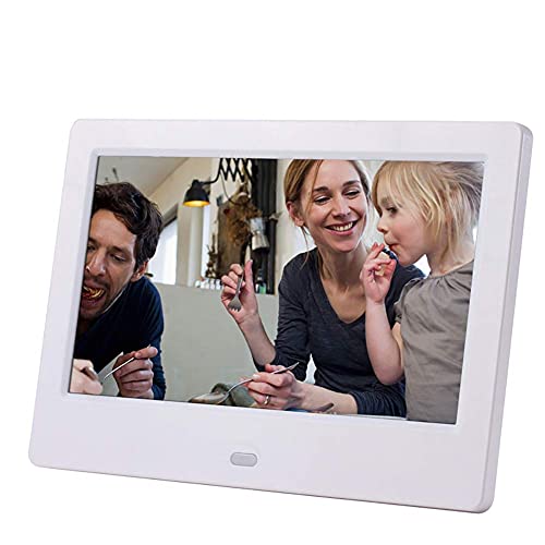 High-Res 7″ IPS Digital Frame: Preview, Calendar, Timer, Remote Control