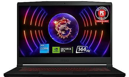 Powerful MSI Gaming Laptop: Intel Core i5, GeForce RTX 2050, 144Hz FHD, 8GB DDR4, 512GB SSD