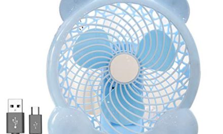 Portable Blue USB Fan