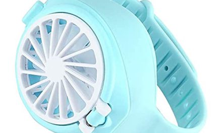 Silent Mini Fan: Portable Cartoon Night Light