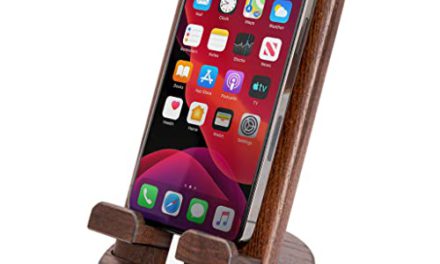 Portable Nightstand Organizer: TESLYAR Wooden Phone Stand for Men’s Special Occasions