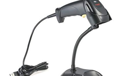 Efficient Wired Barcode Scanner: Stand, Handheld USB Laser Reader