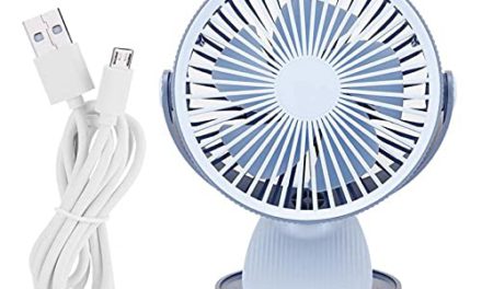 Portable Mini Desktop Fan – Whisper Quiet, Adjustable Speed, USB Rechargeable, Perfect for Outdoor, Indoor, Bedroom, Home, Office