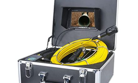 High-def Dual Cam Endoscope: Inspect Pipes & Drains