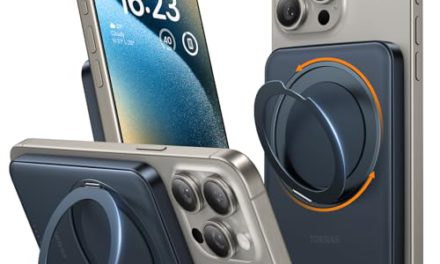 Revolutionary TORRAS Magnetic Power Bank: Wireless Charger & Stand for iPhone 15/14/13/12
