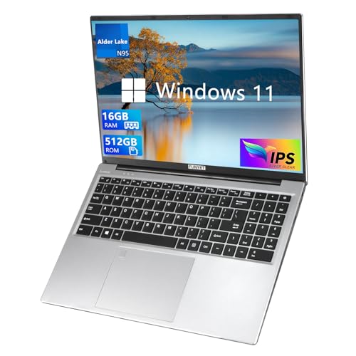 Powerful 16″ Laptop: Quad-Core Intel, 16GB RAM, 512GB SSD