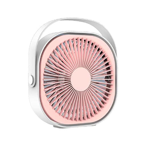 Powerful USB Desk Fan: 360° Rotation, 3 Speeds, Quiet Operation